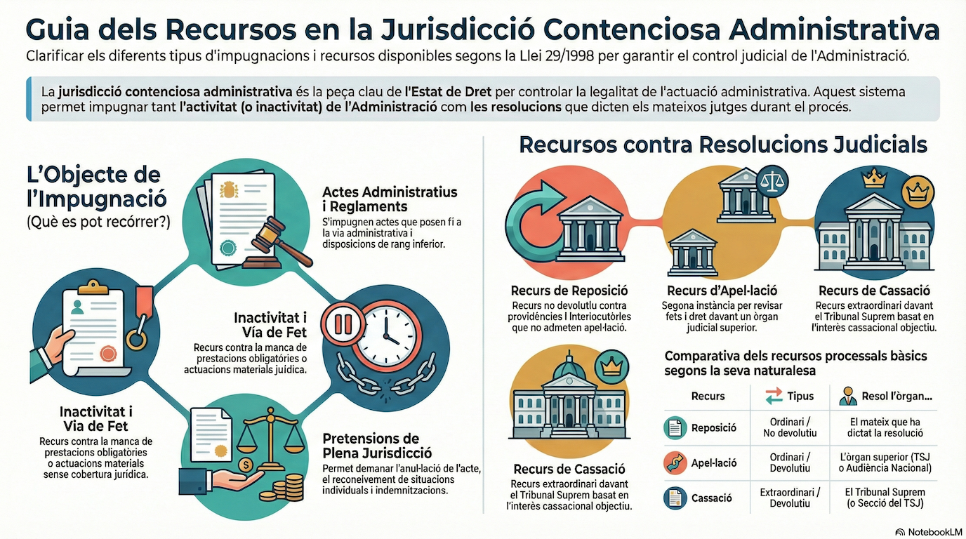 Recursos en l'ordre contenciós administratiu